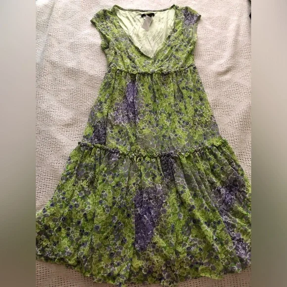 green emerald velvet dress Semi-transparent draped floral dress